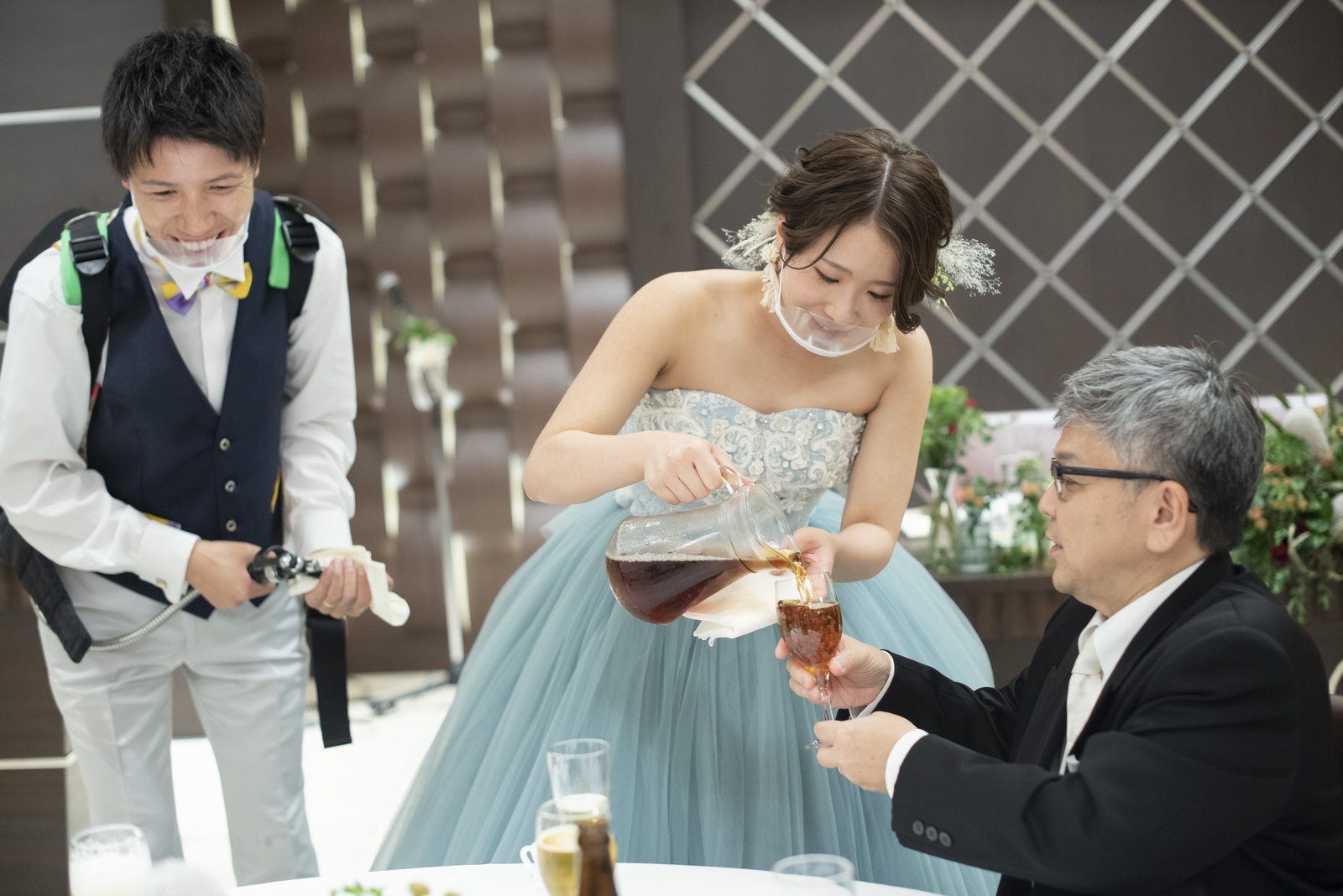 高松市の結婚式場アイルバレクラブ ビアサーブ